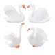 thumbnail image 1 of Elegantes figuras de cisne para decoración de jardín de hadas, adornos delicados para interior y exterior, 1 of 9