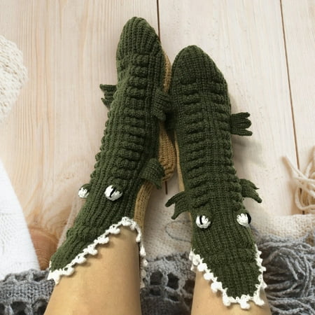 

HGWXX7 Ins Winter Color Striped Tube Socks Warmth Color Matching Cartoon Socks