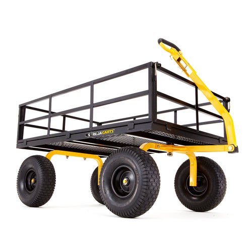 Gorilla Carts 1400lb. HeavyDuty Steel Utility Cart, 15