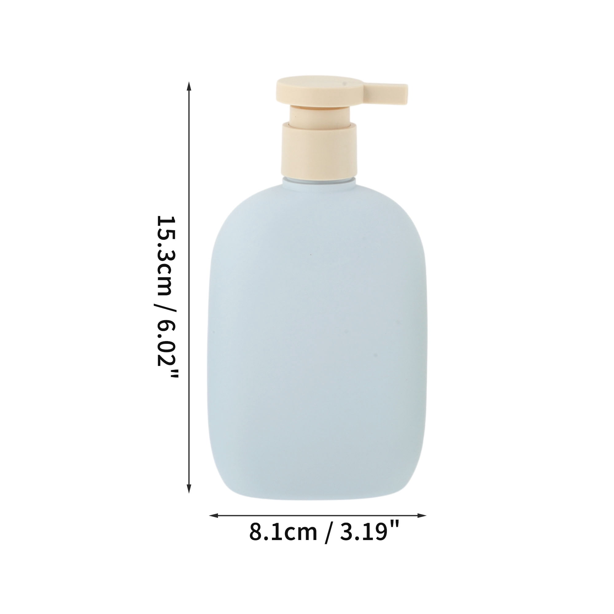 Unique Bargains Compact Plastic Travel Container 3 Pcs 260ml 3xBlue