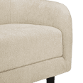 thumbnail image 3 of Bouclair Oatmeal Fabric and Metal Bench, 3 of 3