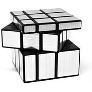 MoYu Meilong Mirror Cube 3X3 Level Puzzle Cube Brain Teaser Fidget Toys Silver