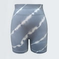 thumbnail image 5 of uublik Athletic Shorts for Women Super Soft Butt Lifting Tie Dye Bike Shorts Blue, 5 of 5