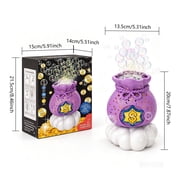 Daruma Bag Pouch Bubble Machine Automatic Cloud Base Maker 100Ml Solution Outdoor Party Birthday Wedding Kitchen Fun Summer Toy Gift