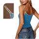 thumbnail image 5 of Camisetas de Verano para Mujeres sin Mangas Impresas con Cuello en U Camisetas de Verano de Moda, 5 of 6