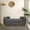 Charcoal, variant on MDQMD 65" Corduroy Storage Bench with Armrests & Bolster Pillows - 350lb Capacity, Multi-Functional Sofa for Entryway, Bedroom & Living Room (Charcoal)