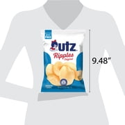 Utz Ripples Original Potato Chips, Gluten-Free, 2.75 oz Bag