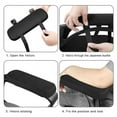 thumbnail image 3 of 2 Pack Office Chair Armrest Pads Covers with Memory Foam Removable Washable Elbow Pillow for Forearm Pressure Relief, Arm Rest Covers for Office Chairs, Wheelchair, Comfy Gaming Chair, 3 of 8