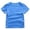 Blue, variant on Kids Solid Color Crew Neck Short Sleeve T-Shirt Soft Cotton Blend Basic Tee Size:2-3 Years