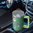 thumbnail image 4 of 40 oz Santa Elk Reindeer Christmas Tumbler with Handle and Straw, Stainless Steel Insulated Cup 40 oz, Leak Proof Holiday Mug, Gift Ideas, 4 of 4