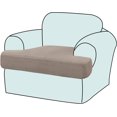 thumbnail image 1 of Housse de Coussin Extensible pour Canapé 1 Pce (1 Ivoire), 1 of 6