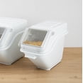 thumbnail image 3 of Met Lux 6 gal Rectangle White Shelf Ingredient Bin - with 2 1/2 Cup Measuring Scoop - 1 count box, 3 of 3