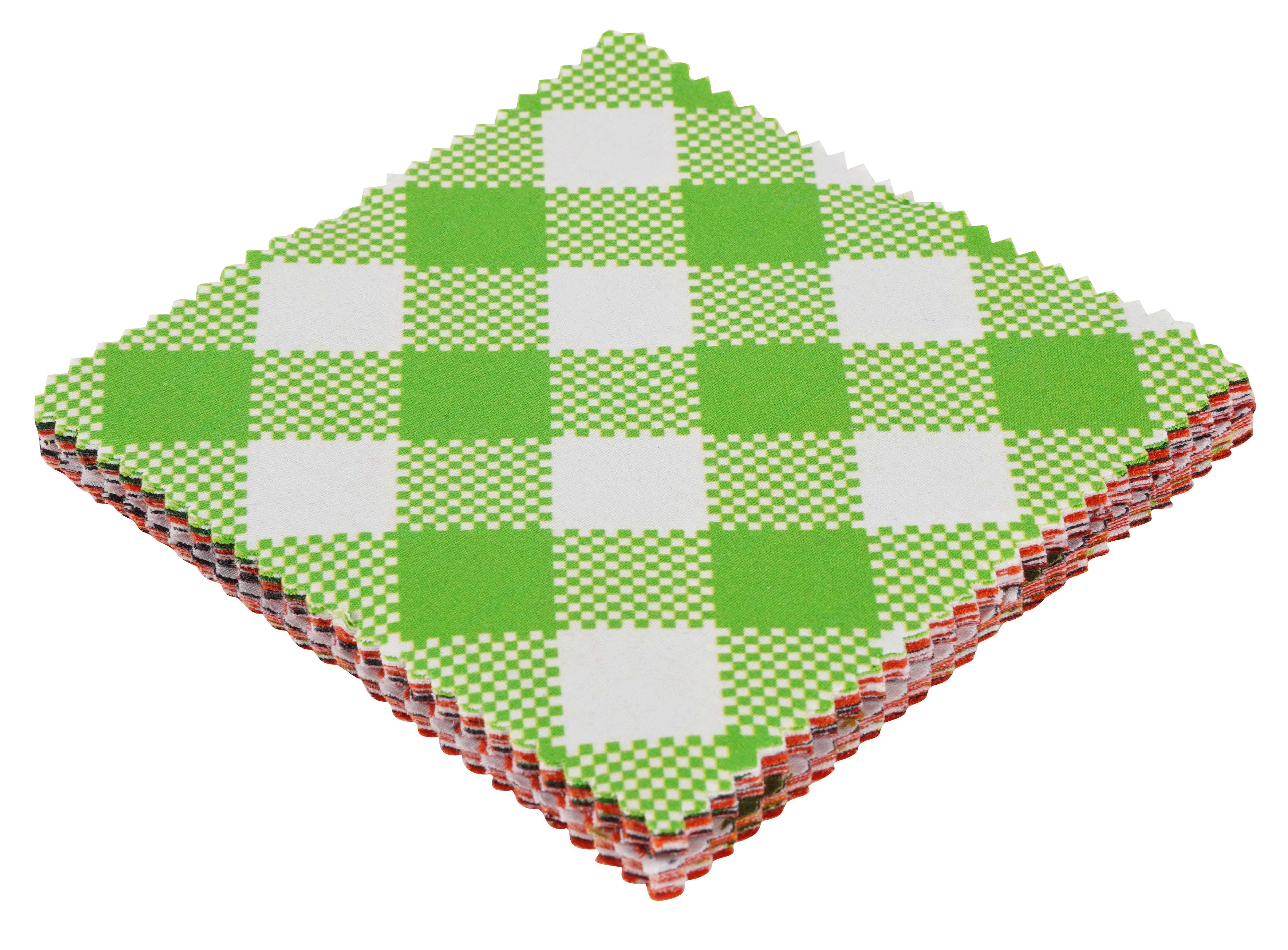 Soimoi Christmas Theme Print Precut 10-inch Cotton Fabric Quilting Squares Charm Pack DIY Patchwork Sewing Craft