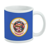 Minnesota State Flag White Mug