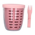 thumbnail image 2 of Haofy Portable Leakproof Fruit Draining Cup Quick  Keeping, Refrigerator Friendly Storage for  Salad, 2 of 8
