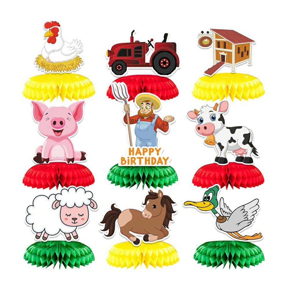 zalaga-9-pcs-farm-theme-party-honeycomb-centerpieces-ornaments-for-kids