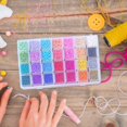 thumbnail image 4 of segolike Jewelry Making Supplies 28 Color Keychains A A, 4 of 5
