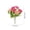Pink, variant on COM1950s Artificial Snow Flowers, Fake Flowers No Maintenance Realistic Plastic, Indoor Outdoor Home Decor Year-Round Faux Floral Arrangement