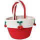 thumbnail image 5 of Bolsa de almacenamiento tejida con cuerda de algodón, bolso multifuncional de hilo de algodón para mujeres y niñas., 5 of 5
