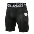 thumbnail image 5 of YEL PRO 4 Packs Men Compression Shorts Active Workout Underwear with Pocket, 5 of 7