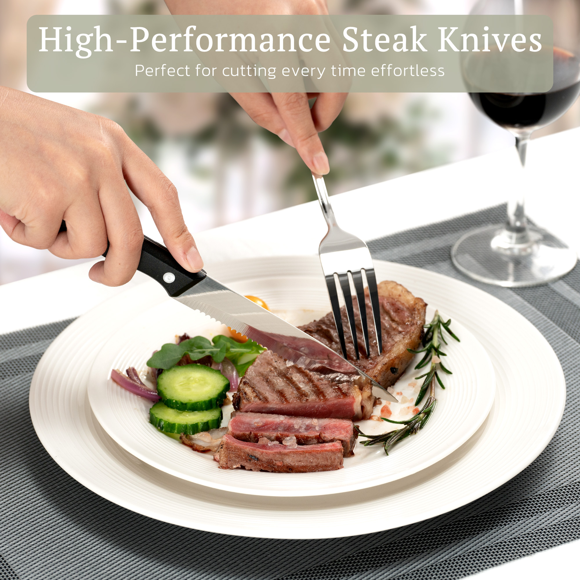 Astercook 25-Piece Silverware Set, Service for 4, Stainless Steel photo 3