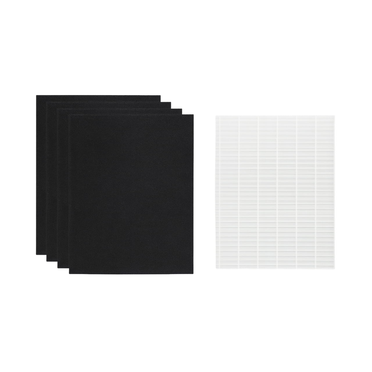 Nispira D480 Replacement Filter Set Compatible with Winix D480 Air Purifier, Replaces Part 1712-0100-00, Includes 1 HEPA Filter and 4 Carbon Filters, 2 Set