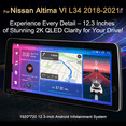thumbnail image 3 of Asure 12.3" 4+64G Car Stereo For Nissan Altima VI L34（2018-2021）with Android 14 and CarPlay/BT 5.0, 3 of 23