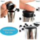 thumbnail image 3 of Round Plastic Plug, 20 Pcs Black Tube End Plug Chair Glides Round End Plug Furniture Chair/leg Pipe Cover Insert (25mm), 3 of 5