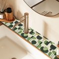 thumbnail image 2 of Yayeee Faucet Mat for Kitchen Sink 14.7" Diatomite Long Splash Guard Pad, Green Circle, 2 of 7