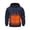 #03 Blue, variant on Heated Hoodie for Men Women USB Powered Multi Zone Heating Pullover