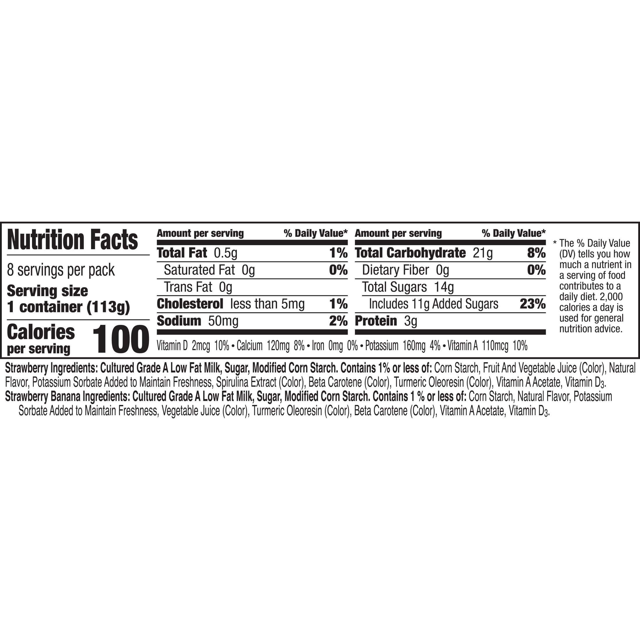 Yoplait Low Fat Yogurt Variety Pack, Marvel Spidey and His Amazing Friends, 8 Count, 32 oz