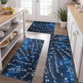 thumbnail image 2 of Math Equations Algebra Formulas Blue Pattern Kitchen Rugs Sets Of 3,Kitchen Runner Rugs Non Skid Washable,Decorative Kitchen Floor Mats for Kitchen,Sink,Laundry,17"x30"+ 17"x47" + 17"x59", 2 of 6