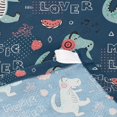 thumbnail image 3 of Dinosaur Watermelon Tapestry Wall Hanging Tapestries Happy Colorful Hippie Psychedelic Art Polyester Carpet Wall Decorative for Living Room Bedroom 80x60inch, 3 of 7