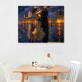 thumbnail image 3 of PIKWEEK  Dancing Couple Wall Art Romantic Lover Dancing  Abstract Flamenco Dance Vintage Poster for for Living Room Bedroom,, 3 of 5