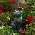thumbnail image 5 of RYUJNDK Garden Resin Cat Butterfly Curiosity Decoration Sculpture Figurines Garden Ornament for Patios Porch Outdoor Space, 5 of 9