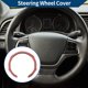 thumbnail image 2 of Funda para volante de cuero artificial PU Unique Bargains ABS Protector de volante de automóvil 14.96" Rosa claro 1 Pc, 2 of 6
