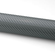 EZAUTOWRAP 4D Carbon Fiber Textured Gray Semi Gloss Car Vinyl Wrap Sticker Decal Film Sheet Decoration With Air Release Techology