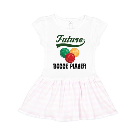 

Inktastic Future Bocce Player Gift Toddler Girl Dress