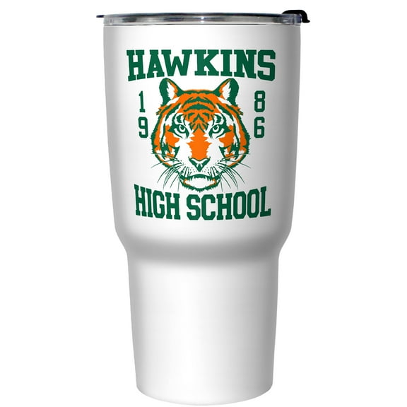 Netflix Stranger Things Hawkins High School Mascot Stainless Steel Tumbler w/Lid