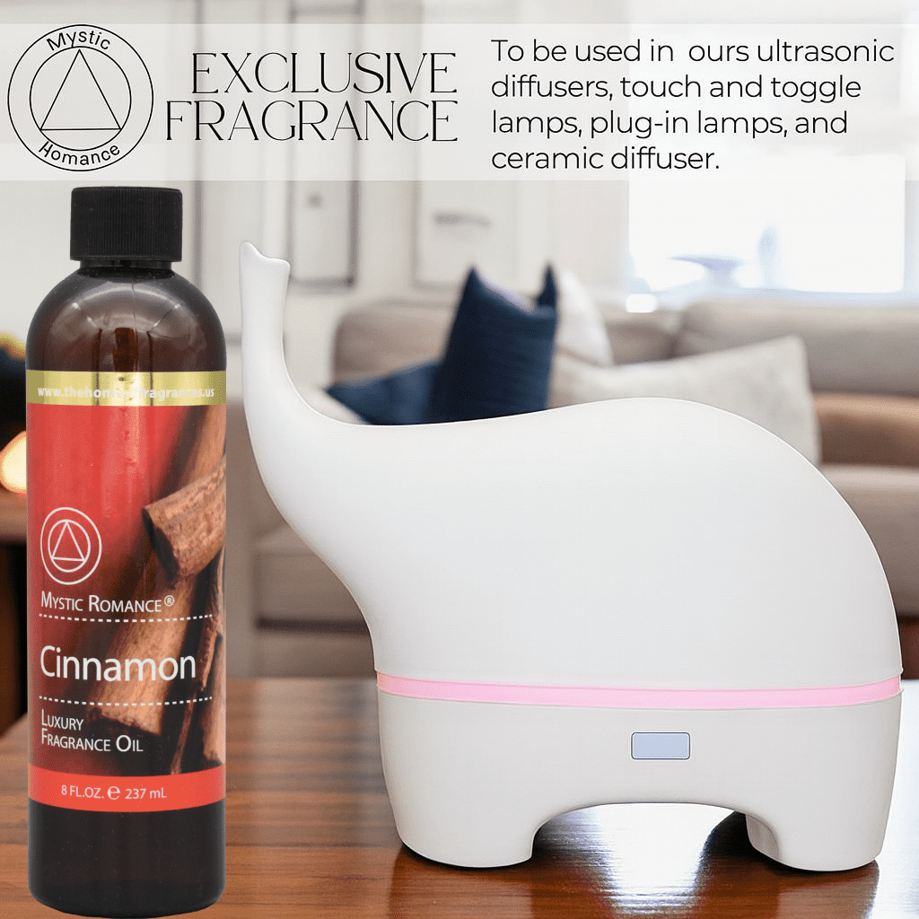 Mystic Romance Premium Home Fragrance Oil Scent CINNAMON SET 8FL+ 4FL+2FL.OZ 427 ML