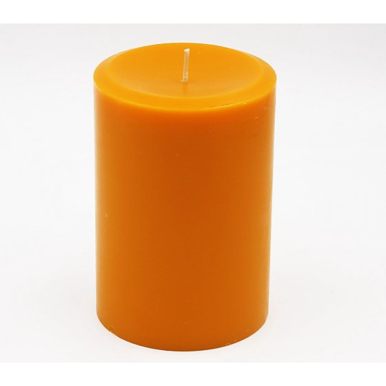 4" x 6" Orange Pillar Candle