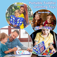 thumbnail image 3 of LINXUXIE Toddler Busy Board, Sensory Montessori Educational Activities for Learning Fine Motor Skills, Birthday Gifts for Kids 3-5 5-8 8-12 Year Old, 3 of 7