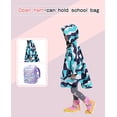 thumbnail image 4 of Jinsinto Imperméable Enfants Poncho Imperméable Léger Enfants Imperméable Poncho Garçons Filles 4-7 Ans, 4 of 5