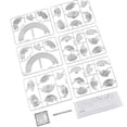thumbnail image 2 of 3D Crystal Blocks Translucent DIY Puzzle Blocks SaturnShaped Toy Grey, 2 of 4