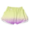 thumbnail image 4 of biudgviw Swim Shorts for Women Ealstic Waist Cute Printed Shorts Slim Trendy Athletic Tennis Volleyball Shorts for Beach, 4 of 5