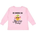 thumbnail image 3 of Inktastic Hawaiian Party Pineapple Girls Long Sleeve Toddler T-Shirt, 3 of 5