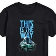 thumbnail image 3 of Star Wars - The Mandalorian This Is The Way Hyperspace - Men's Short Sleeve Graphic T-Shirt, 3 of 5