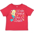 thumbnail image 3 of Inktastic 100 Magical Days of School with Blue Mermaid and Fish Boys or Girls Toddler T-Shirt, 3 of 5