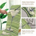 thumbnail image 5 of Yayeee 2 Pack Dining Chair Covers Stretch Parson Chairs Slipcovers Seat Protector, Green Martini Glass, 5 of 6