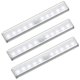 thumbnail image 1 of ZHAOCHENG Paquete de 3 luces LED con sensor de movimiento para gabinete, luz magnética activada por movimiento, iluminación debajo del mostrador, recargable por USB, inalámbricas, para armario de coci, 1 of 3